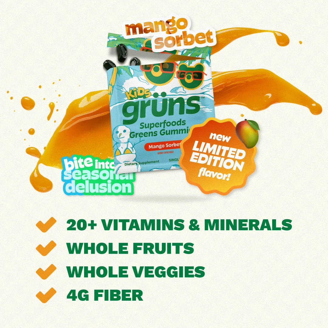 Grüns Kids Mango Sorbet - Image 4